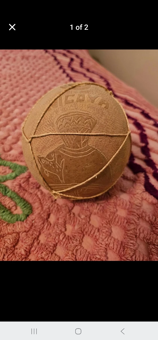 Hand Carved Decirative Gourd Water Bottle