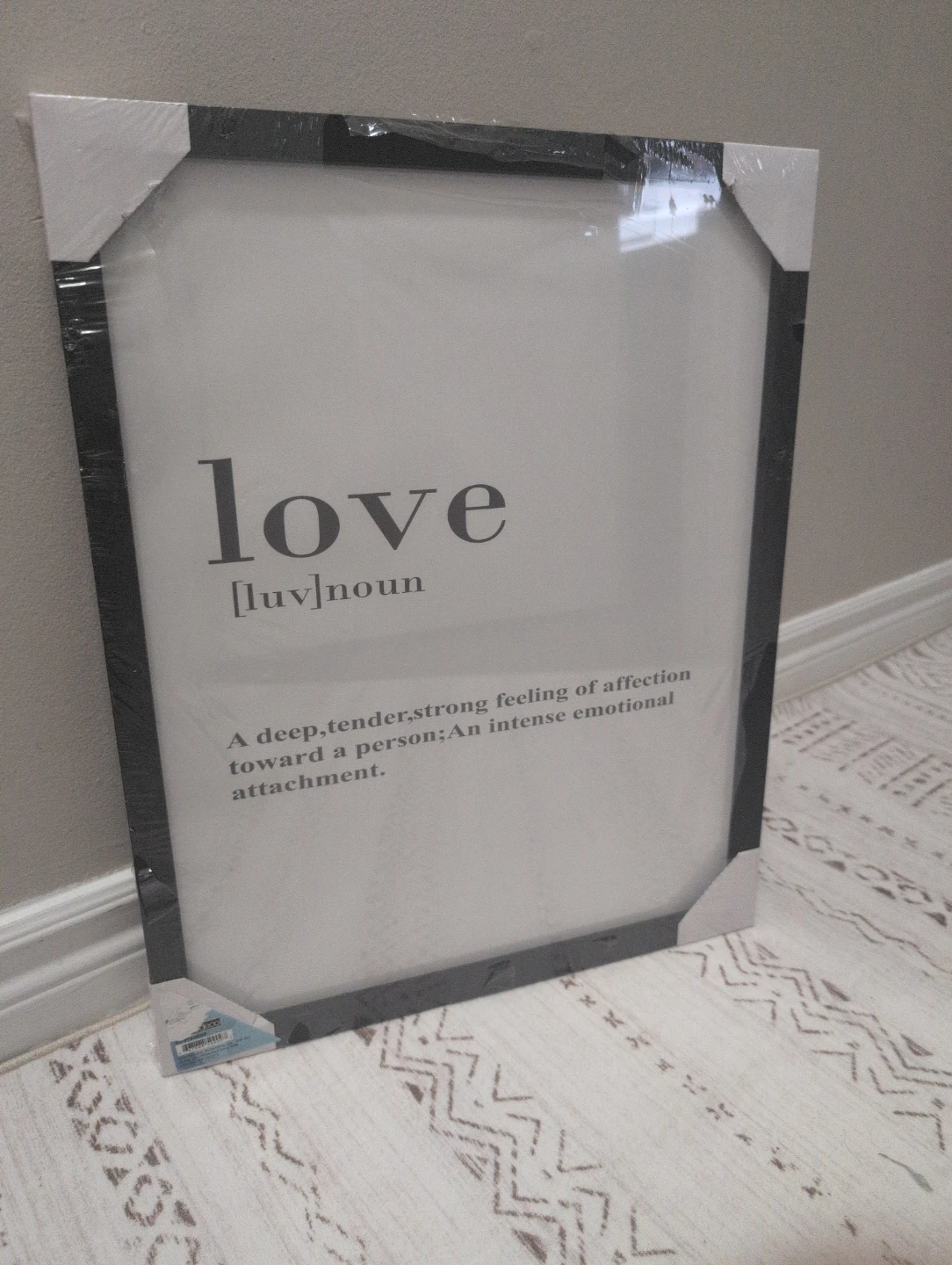 Framed "Love" Definition Wall Art - photo 2