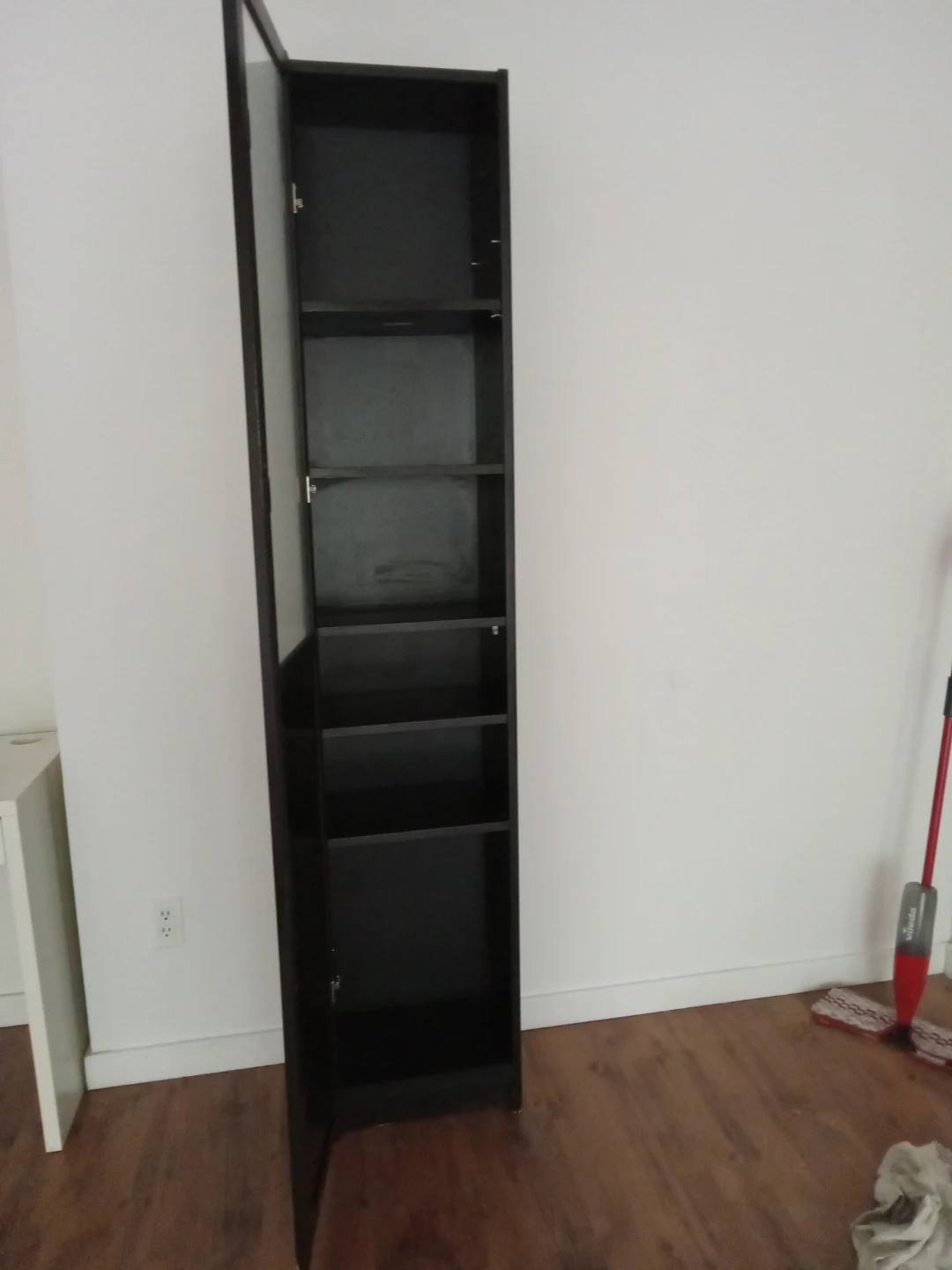 Tall black shelving unit - photo 2