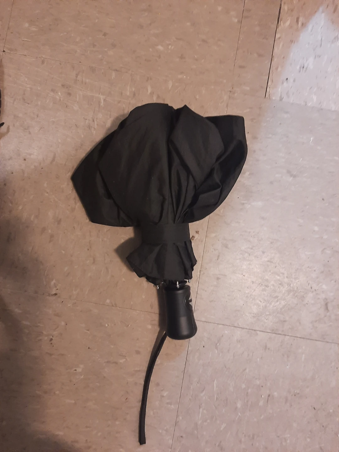 Black Collapsible Umbrella