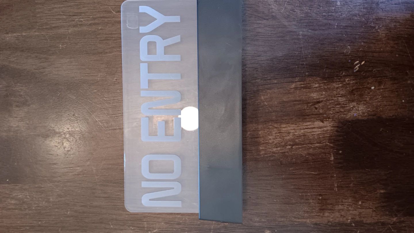 Home deco NO ENTRY Light Up Sign - photo 2