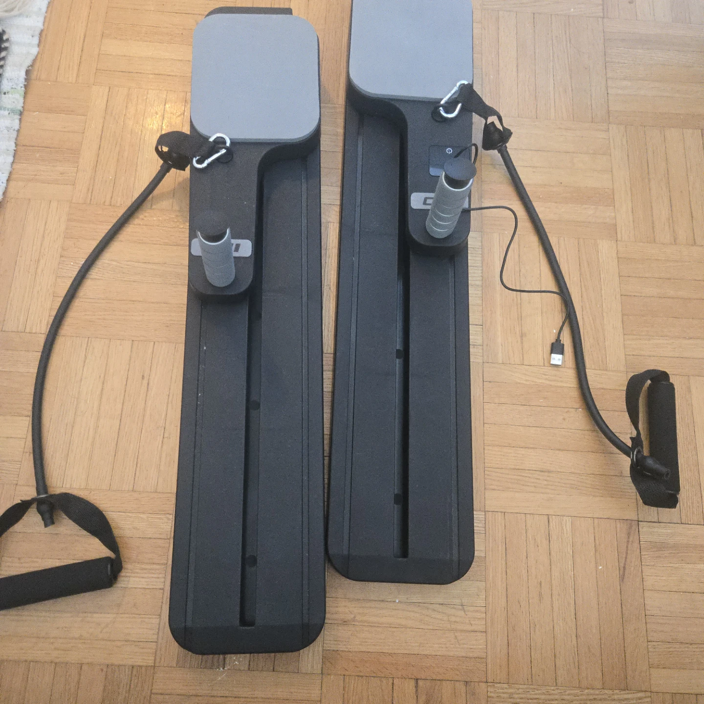 Pilates Board All-in-One Fitness Reformer Ab Trainer Black Grey - photo 2