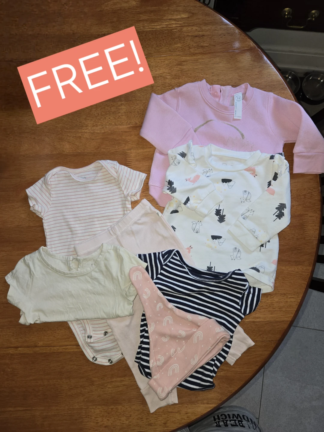 FREE Baby Girl Clothes - Various Brands 3-6 Months