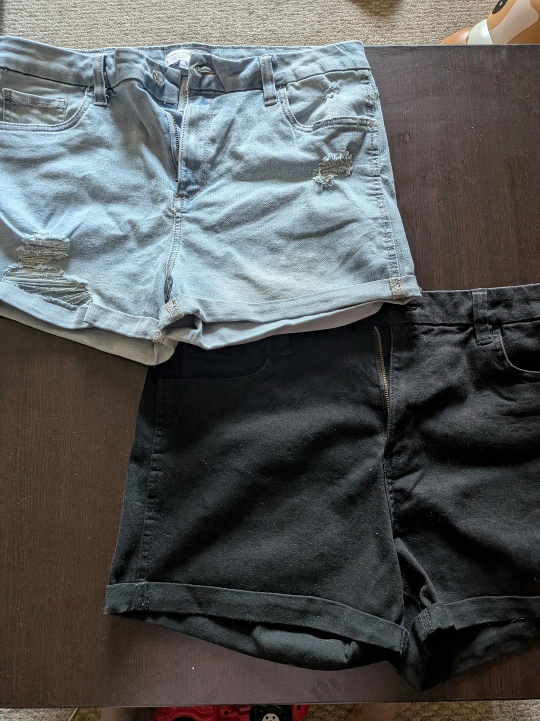 3 Denim Shorts (women's size 14)