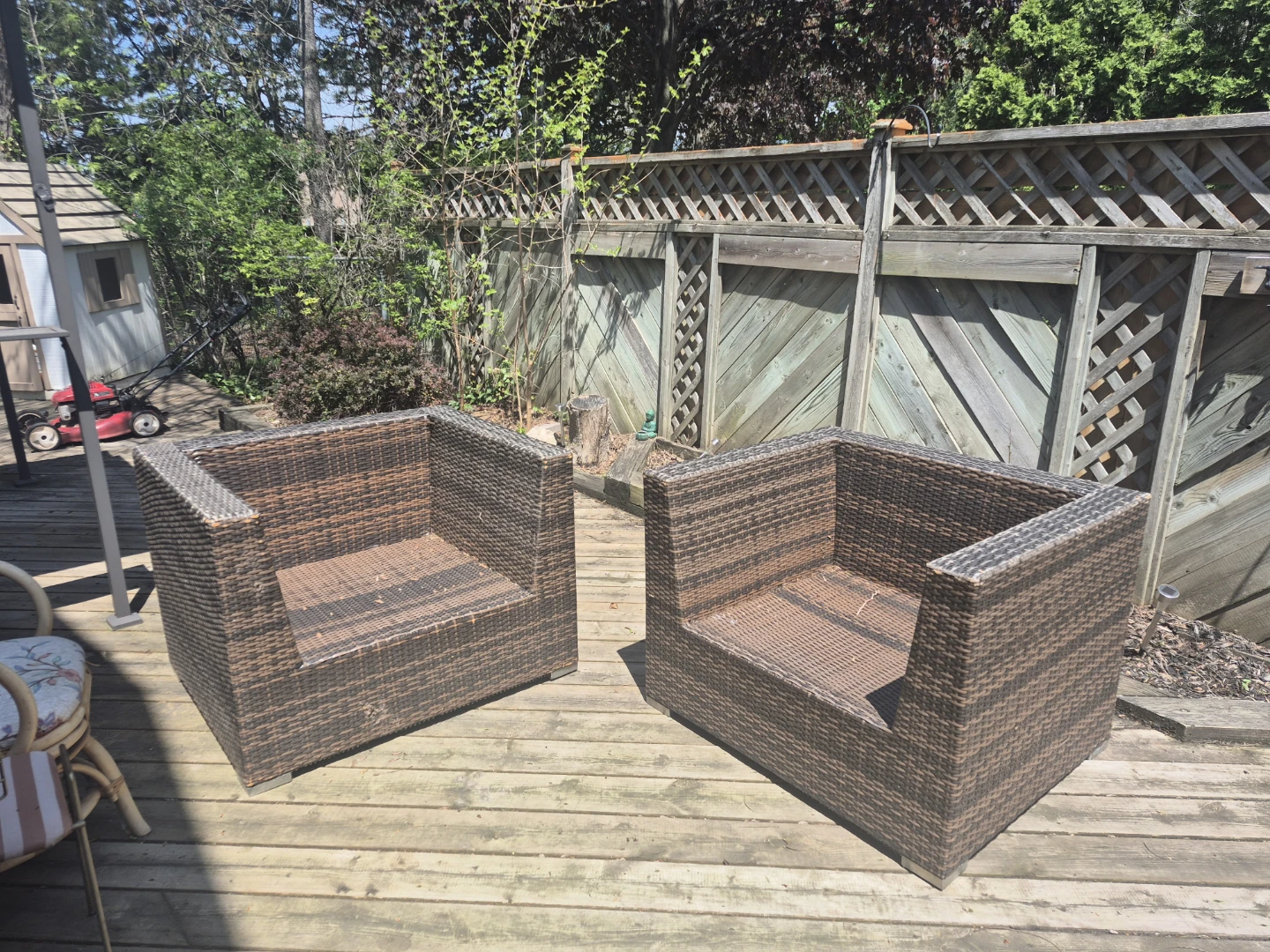 Wicker Armchair (Set of 2)