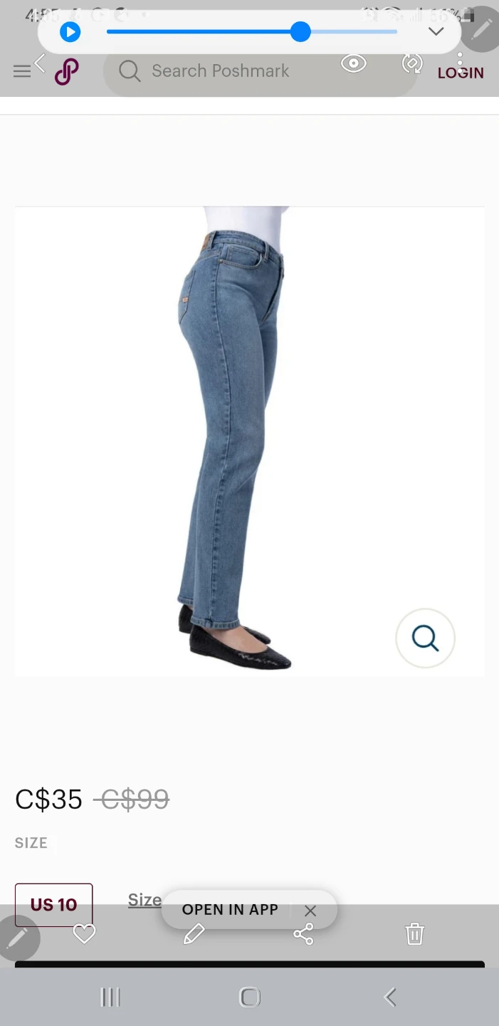 Brand new Women's Parasuco Blue Jeans Size 10 - photo 4