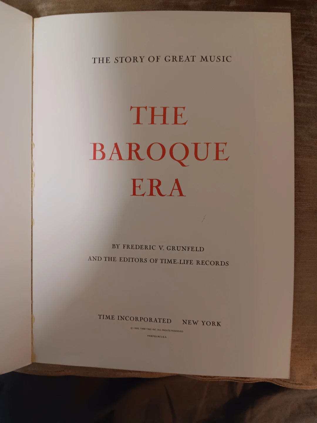 The Baroque Era: The Story of Great Music Book - photo 3