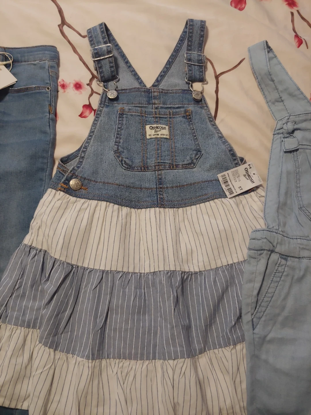 Zara Skinny Jeans & OshKosh B'gosh Overalls & Dress - photo 2