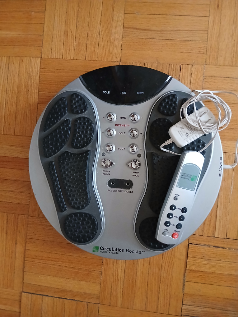 Circulation Booster High Tech Health Foot Massager with Remote - photo 2