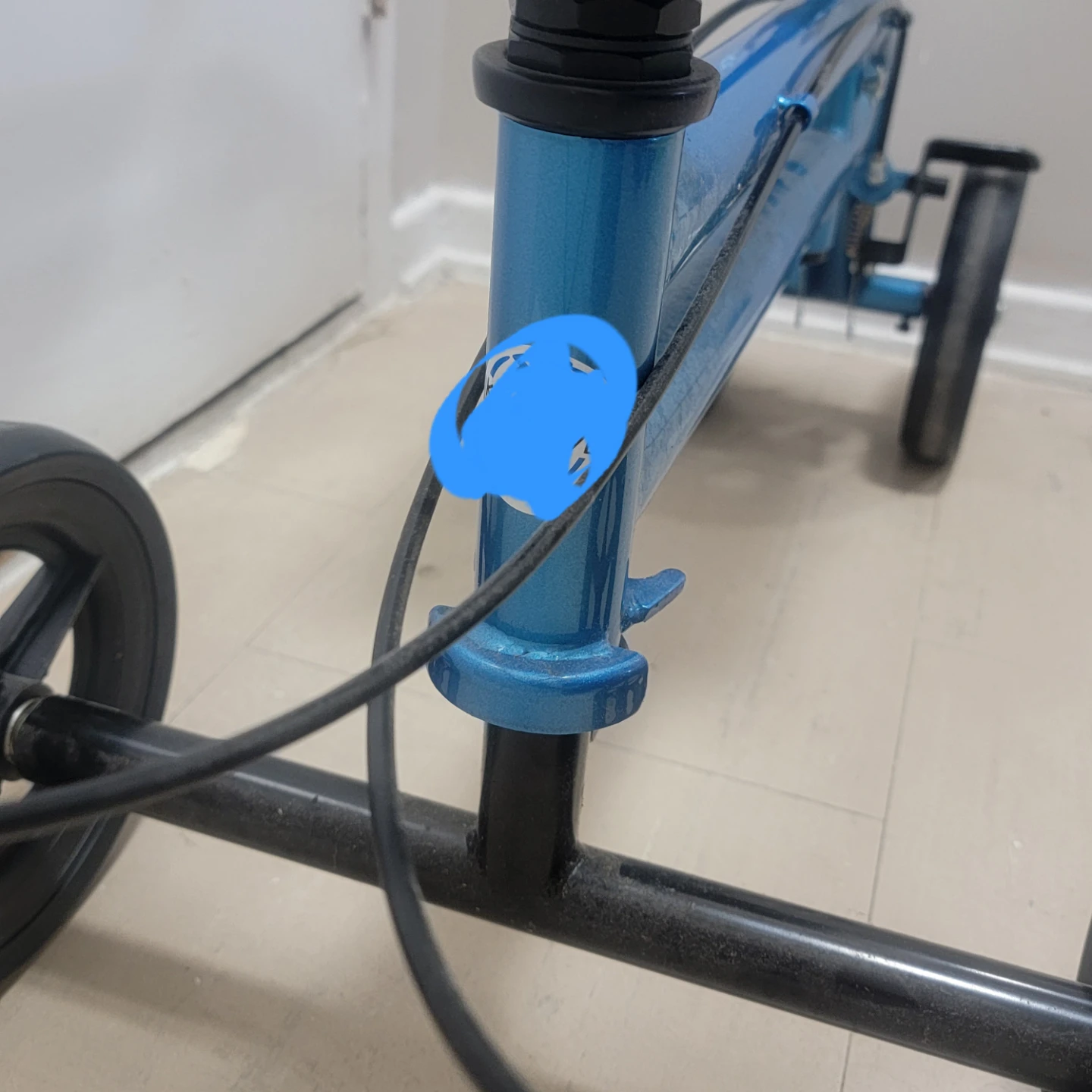 Blue Rolling Knee Scooter Walker - photo 3