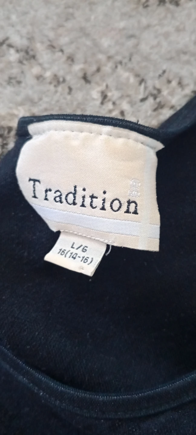 Tradition Black T-Shirt - Size L/G (14-16) - photo 2