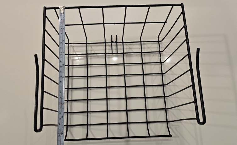 Wire Storage Basket with Hanging Hooks - photo 2