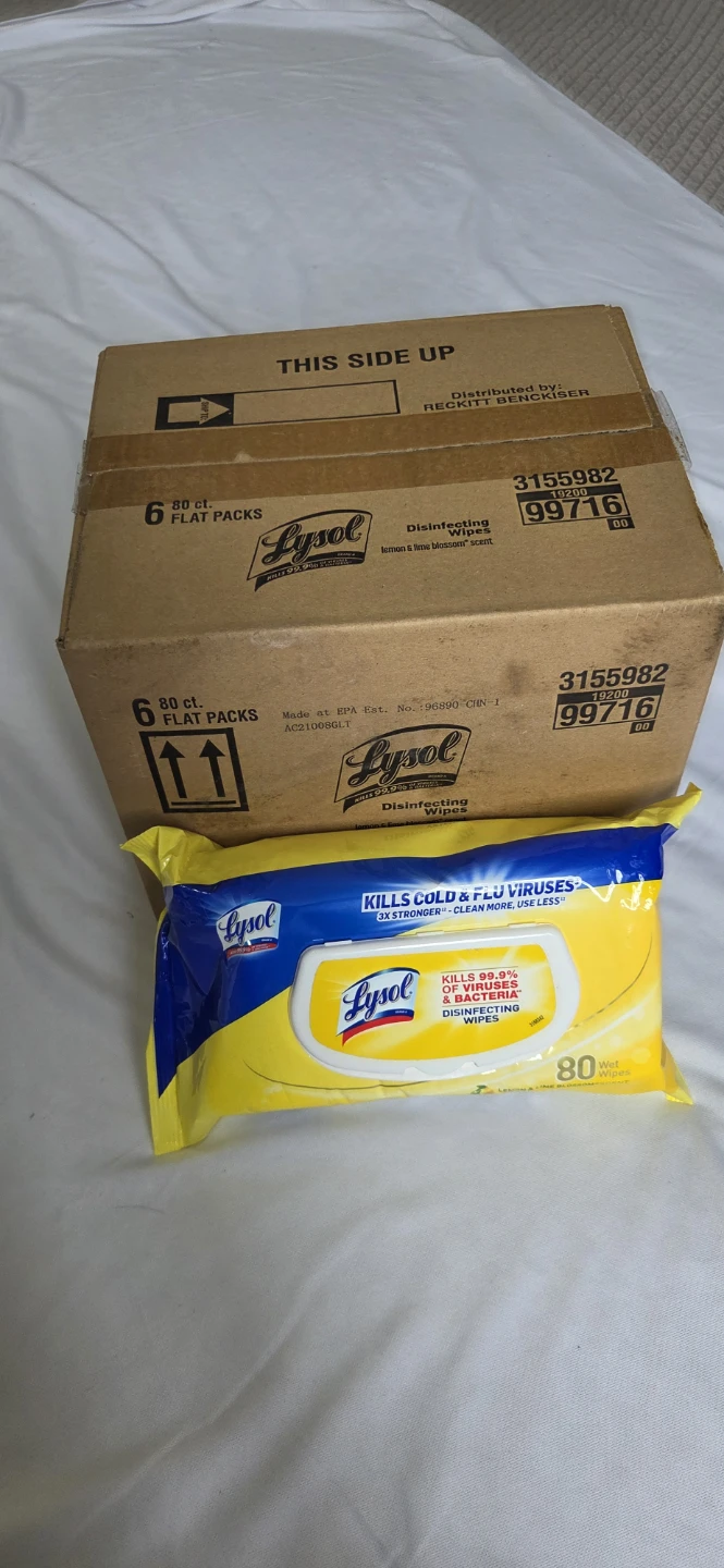 Lysol Disinfecting Wipes - Lemon & Lime Scent - photo 2