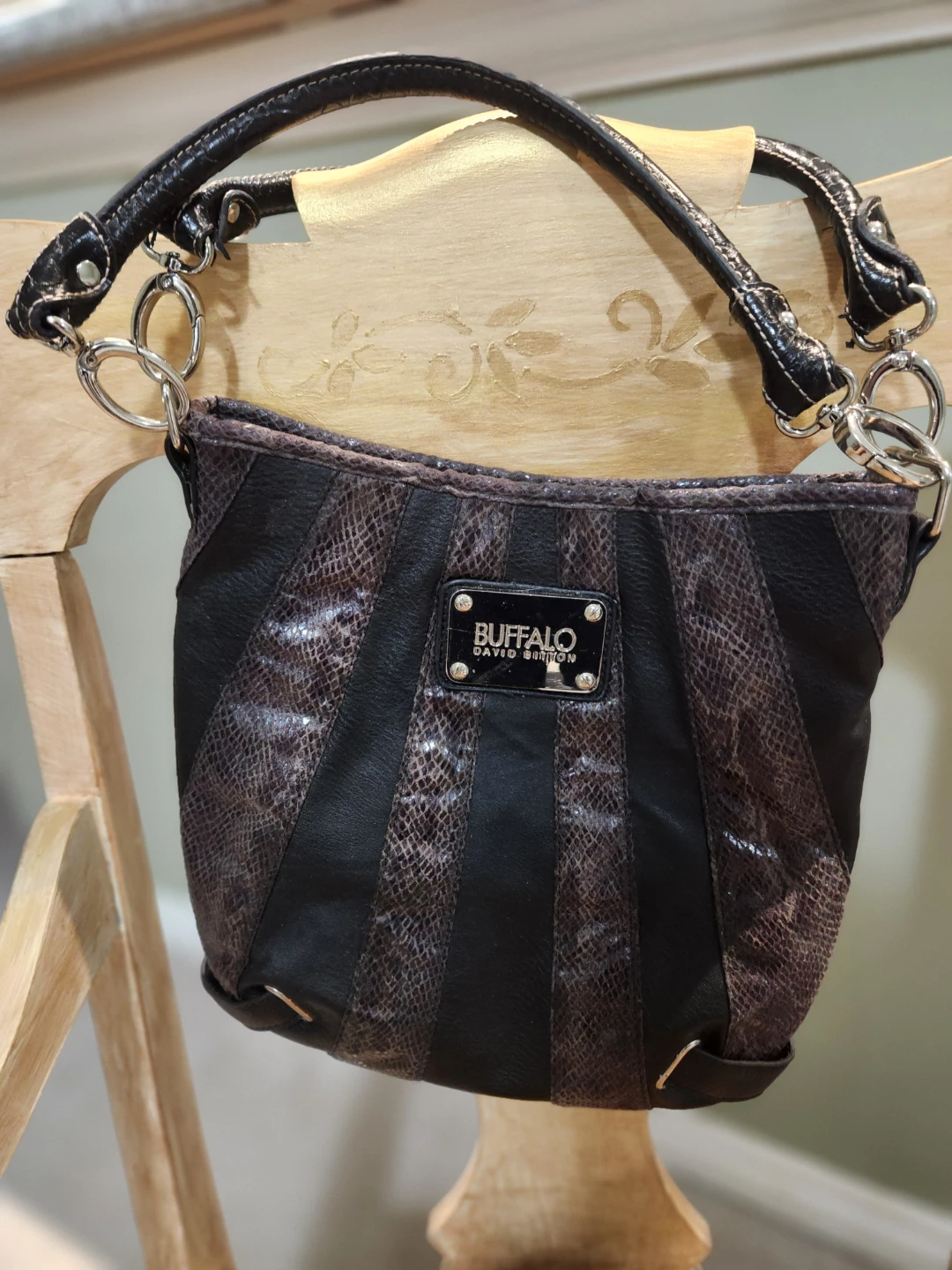 Buffalo David Bitton Black Shoulder Bag