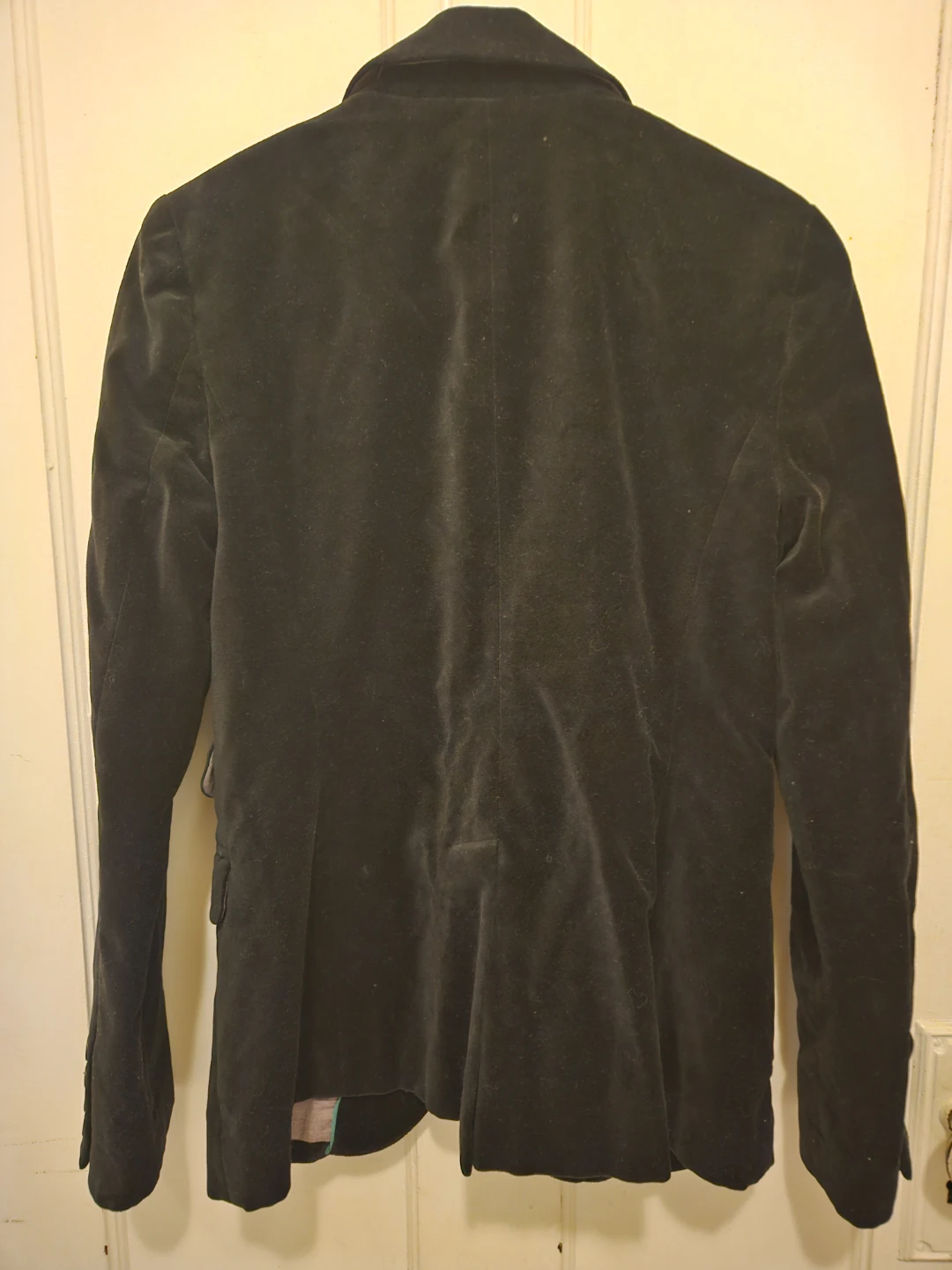 Boden Black Velvet Blazer Jacket UK 6 US 2 - photo 2