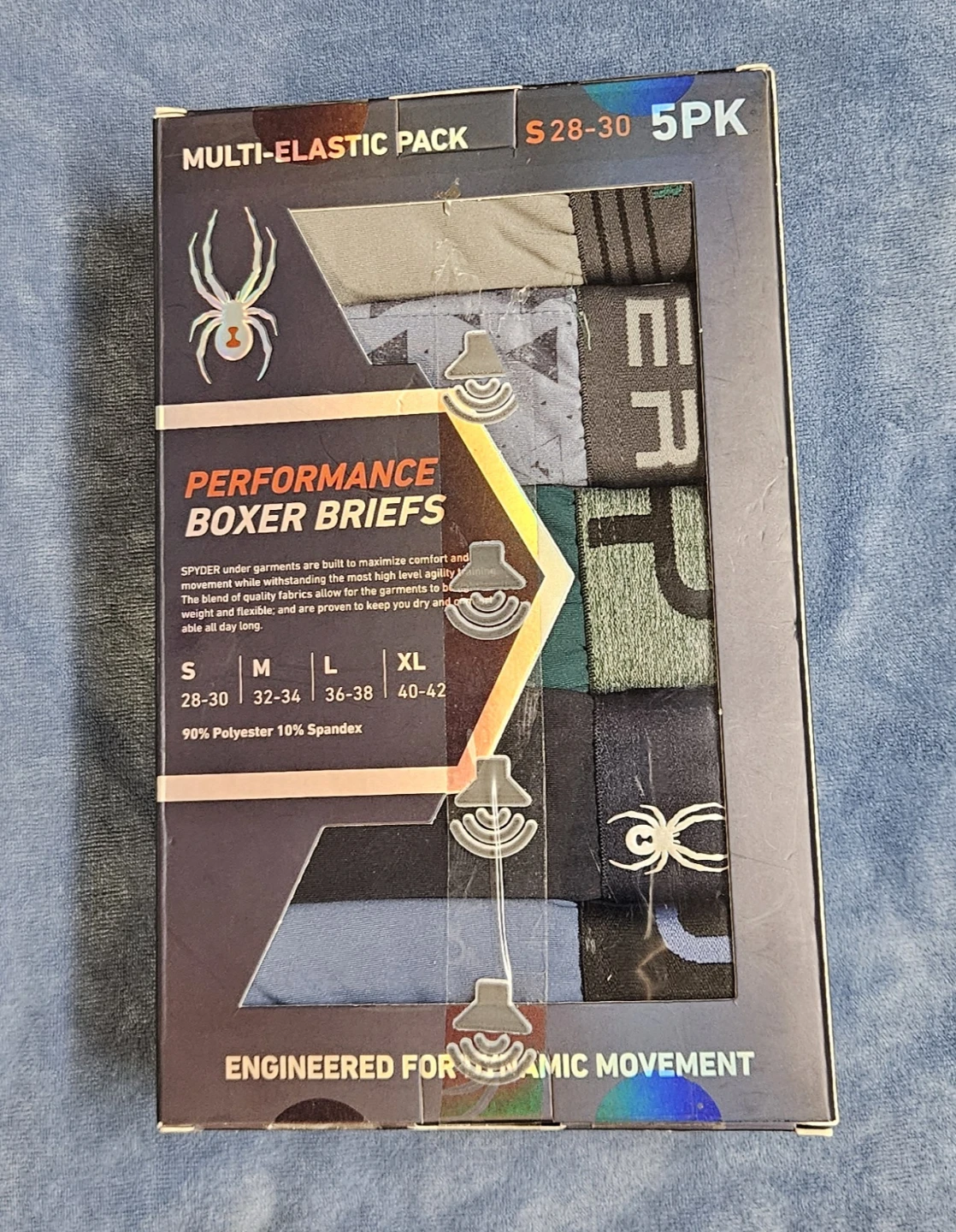 Spyder Performance Boxer Briefs - Multi-Elastic Pack - 5 Pack - photo 2