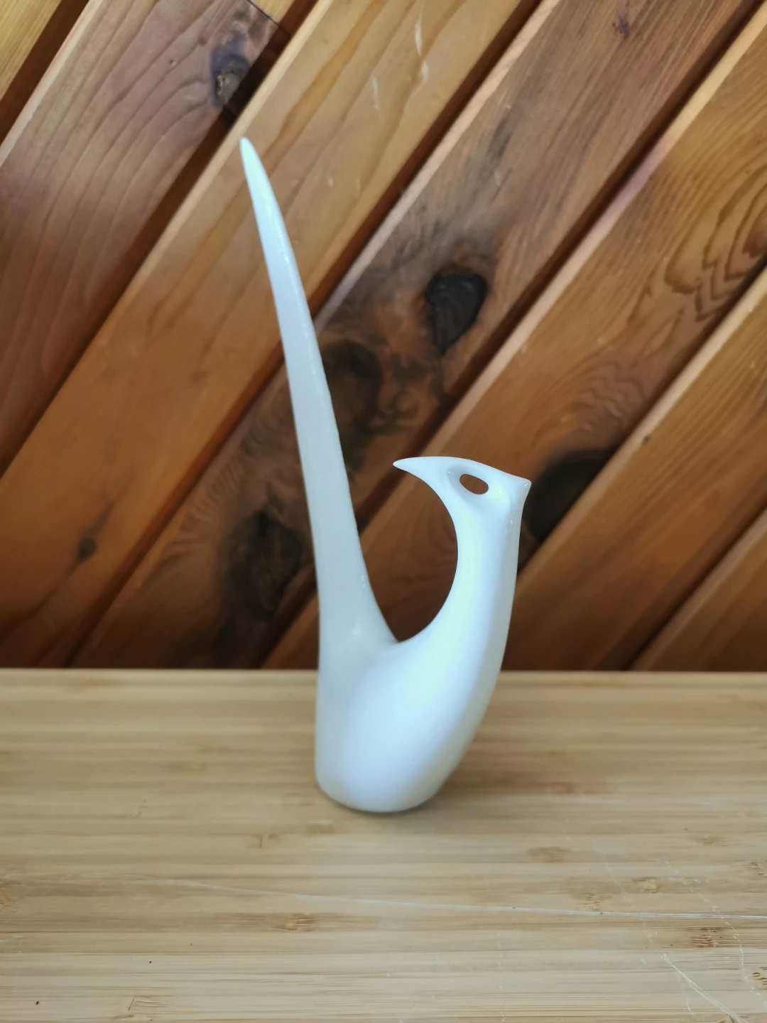 Vintage Royal Dux Jezek Abstract Bird Figurine Porcelain MCM - photo 2