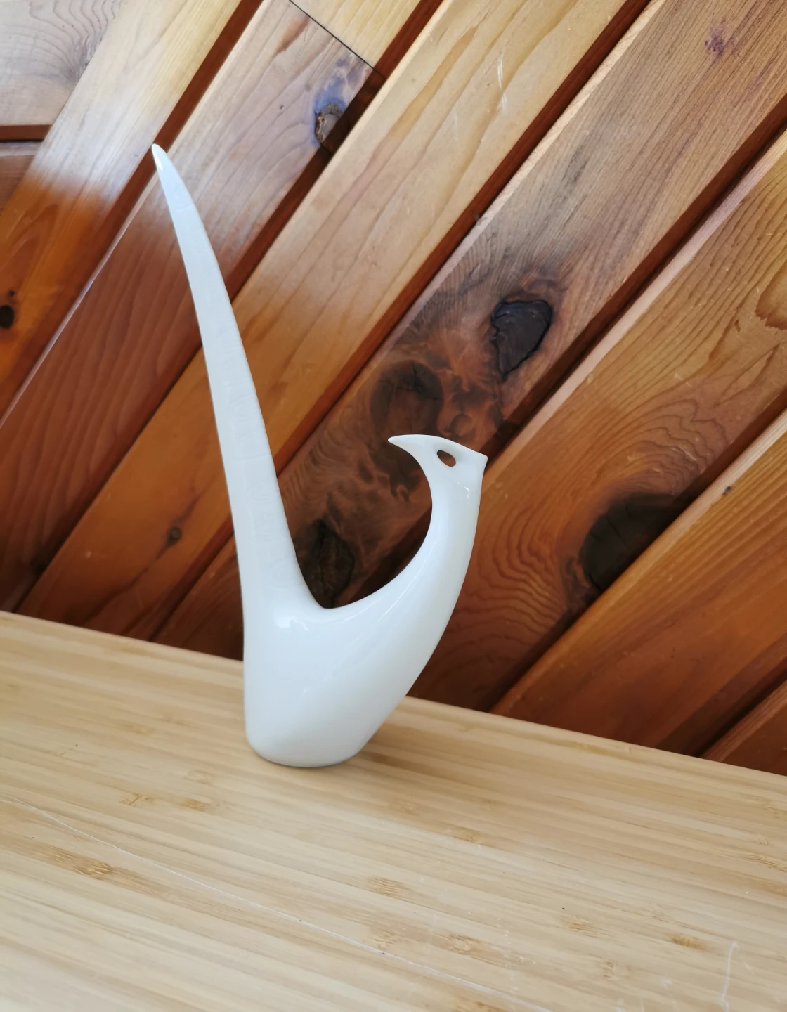 Vintage Royal Dux Jezek Abstract Bird Figurine Porcelain MCM - photo 5