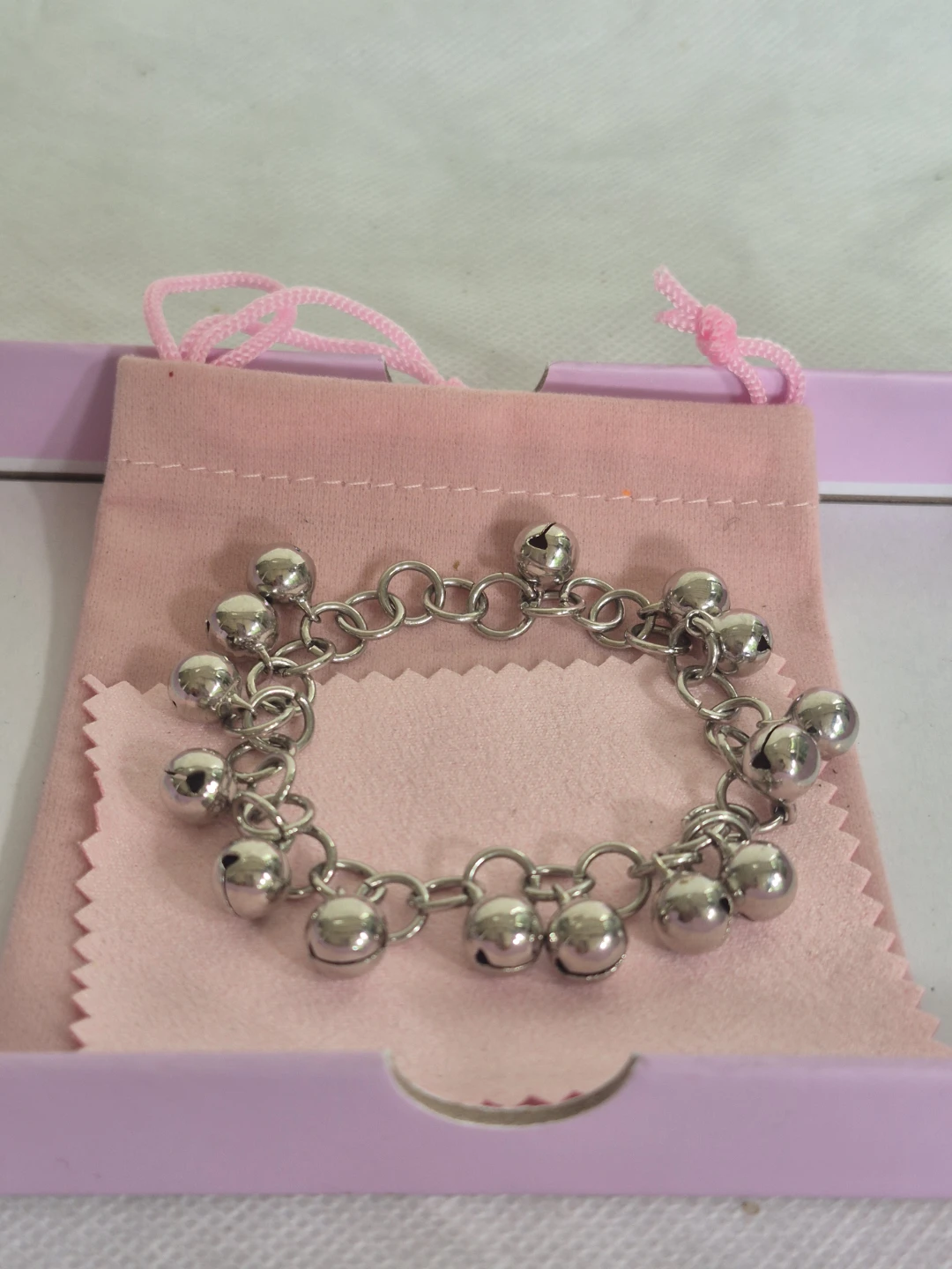 Silver Charm Bracelet with Bells - photo 2