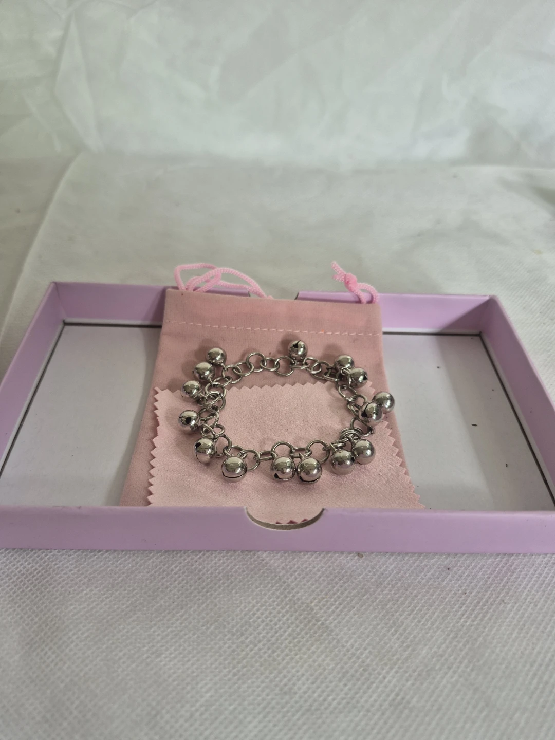 Silver Charm Bracelet with Bells - photo 3