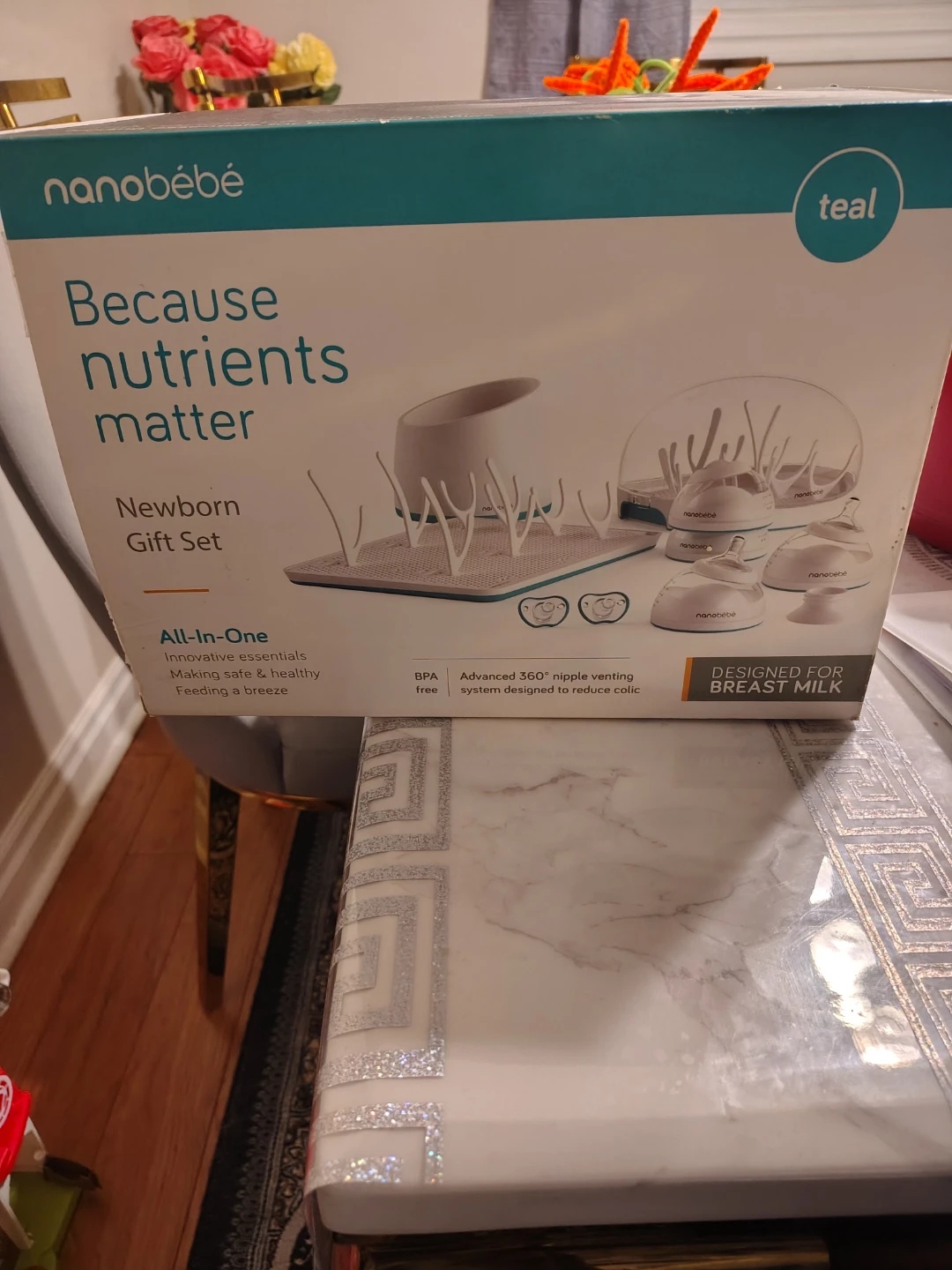 nanobébé Newborn Gift Set - Teal