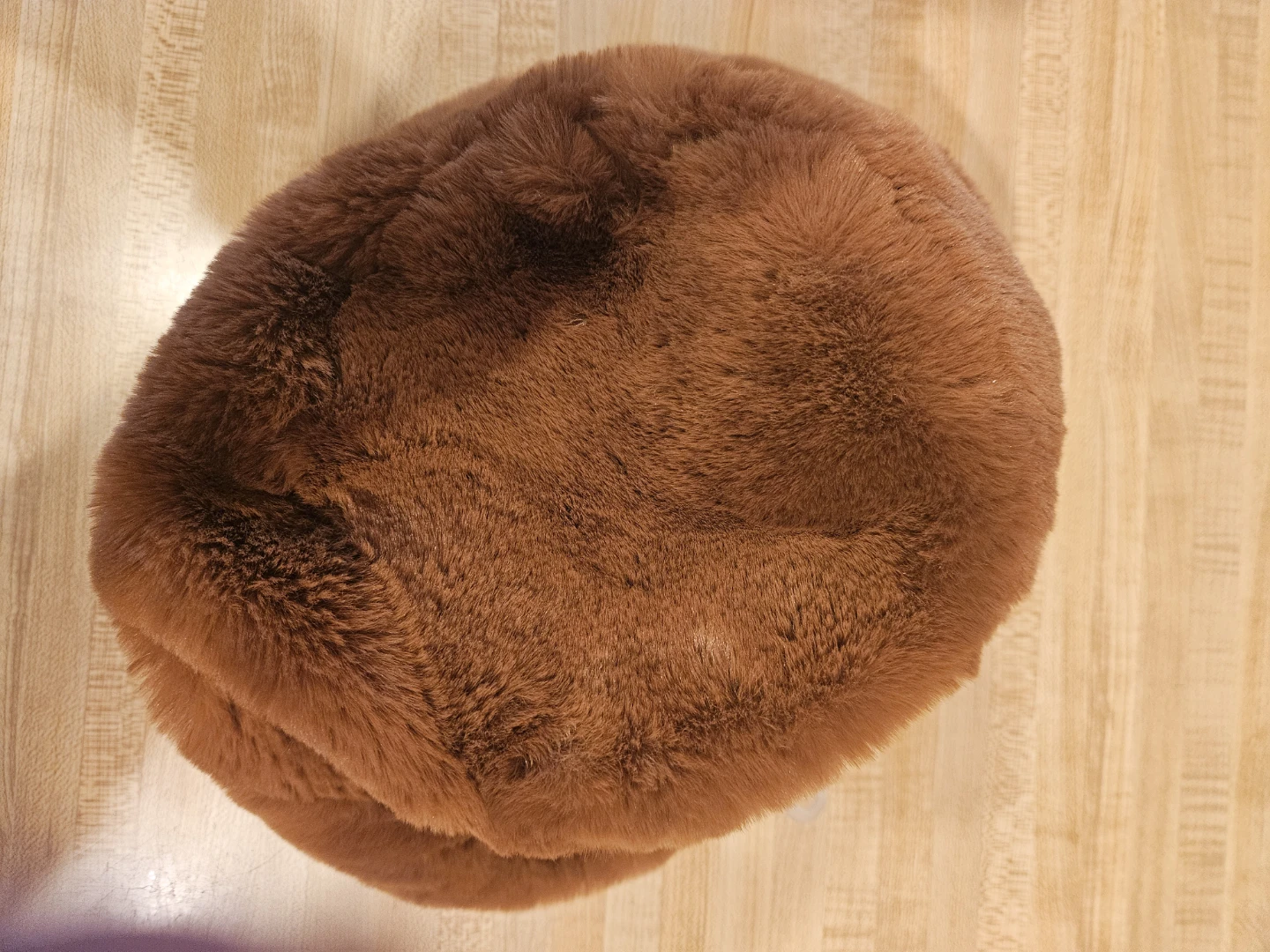 Brown Faux Fur Bucket Hat - photo 3