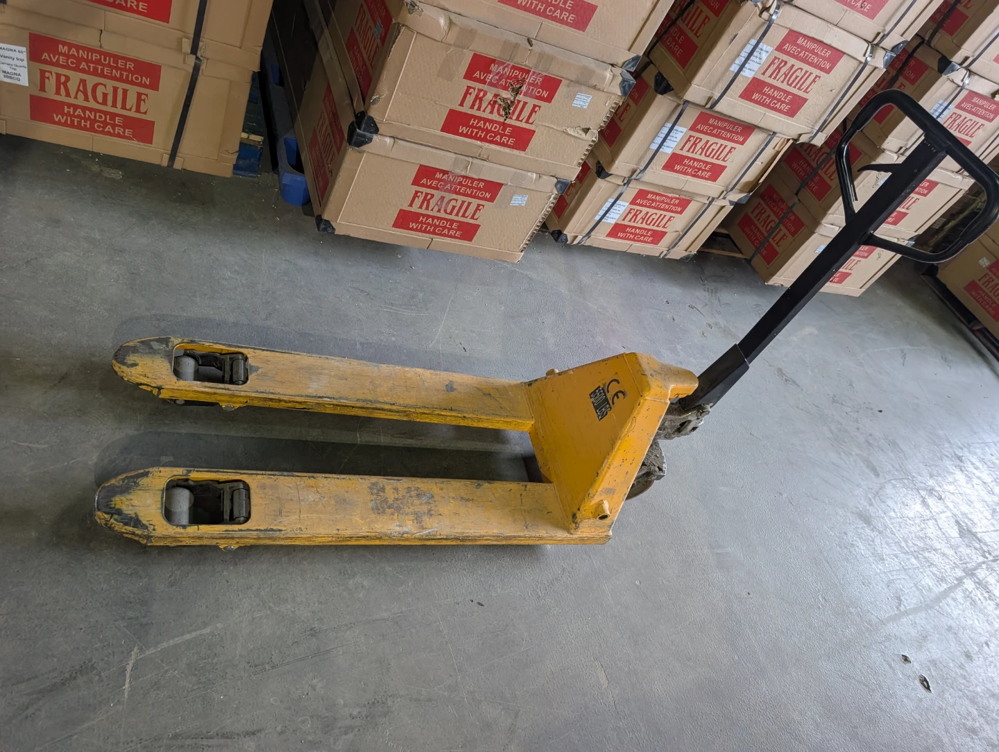 Yellow Pallet Jack 5500 lbs Capacity