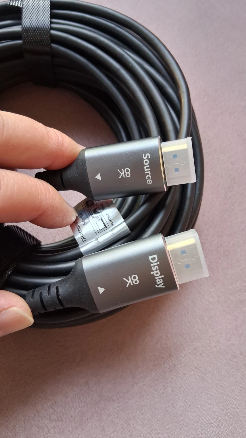 NEW 8K HDMI Cable 50ft Fibre Optic 2.1a home theater projecor tv