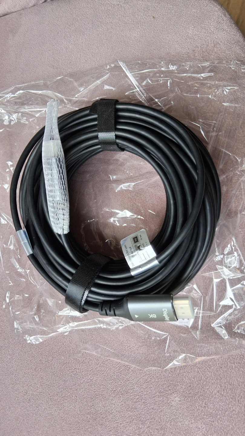 NEW 8K HDMI Cable 50ft Fibre Optic 2.1a home theater projecor tv - photo 2