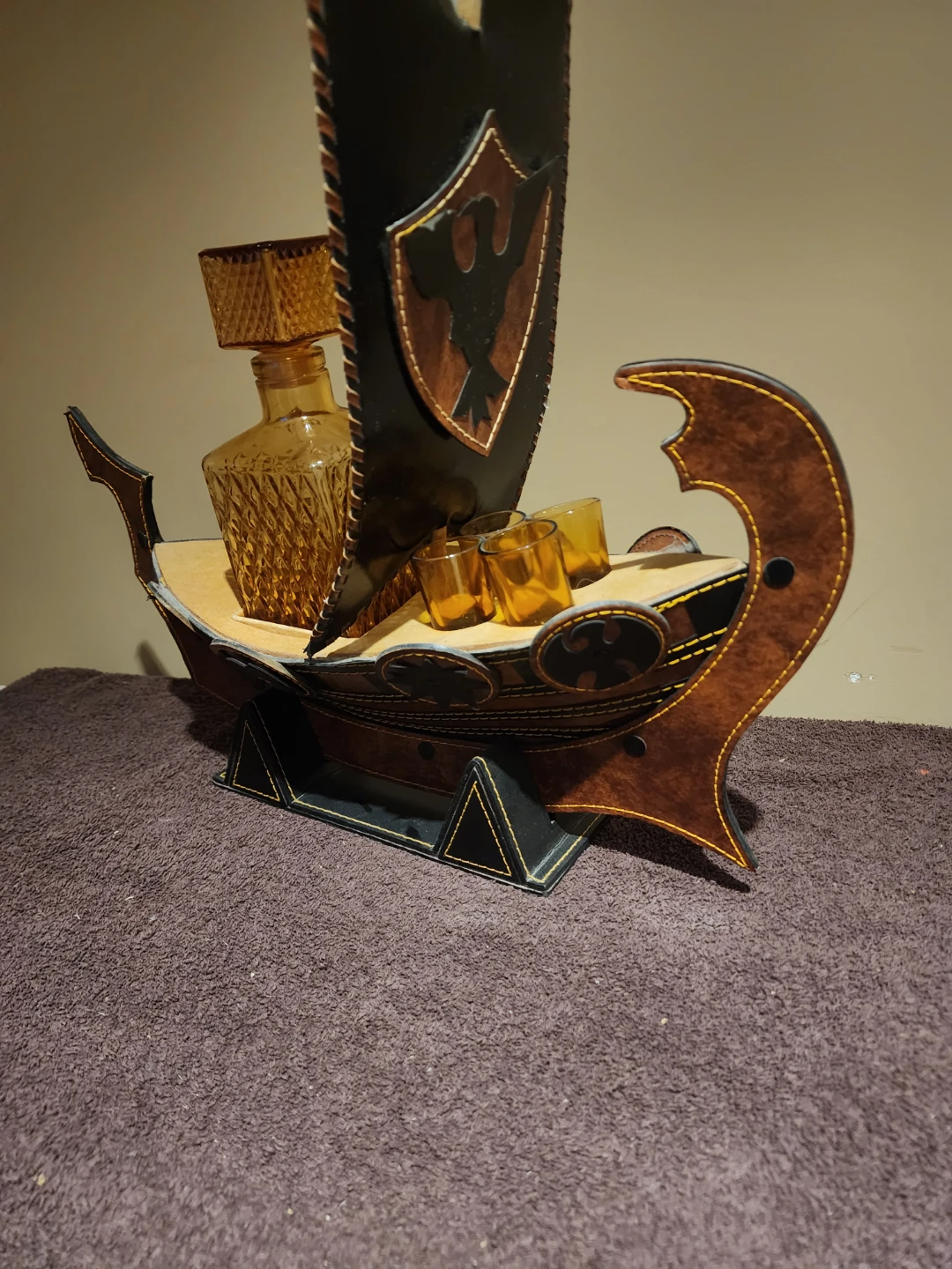 Viking Ship Decanter Set with Glasses - photo 5