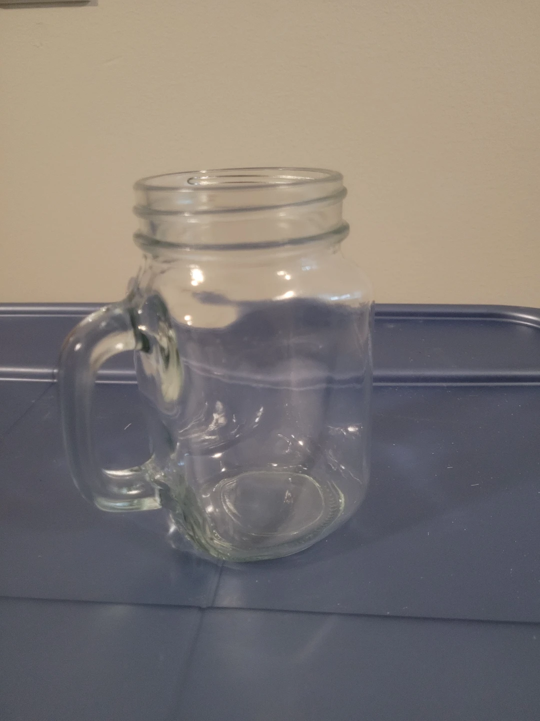 Glass Mason Jar with Handle