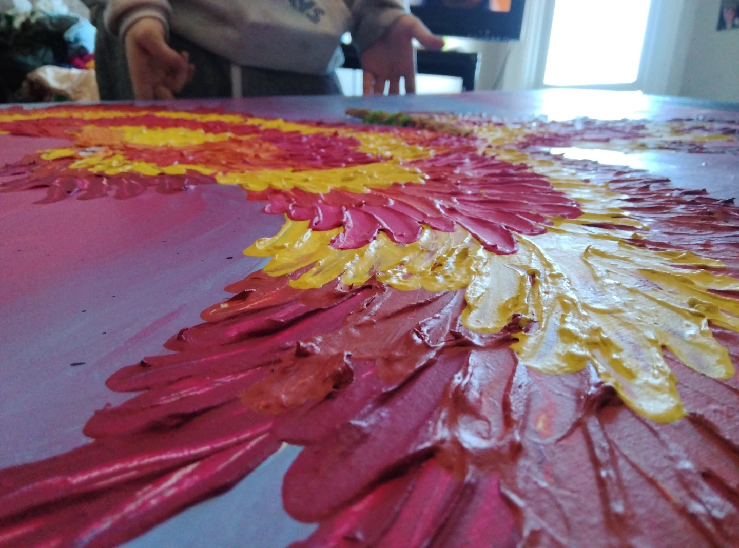 Handmade Phoenix Painting "I'll Always Rise" - photo 3