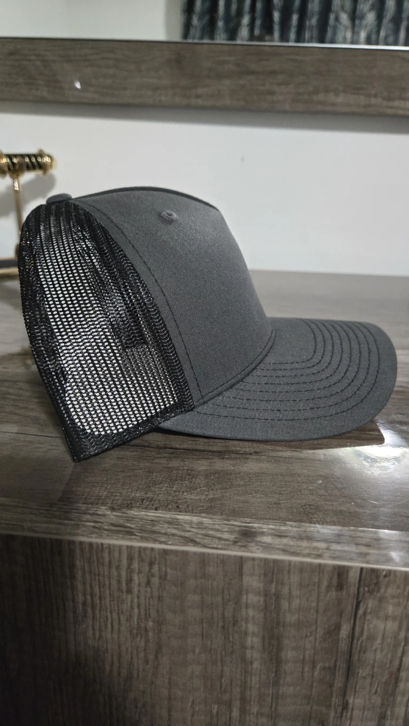Richardson Grey Mesh Trucker Hat - photo 3