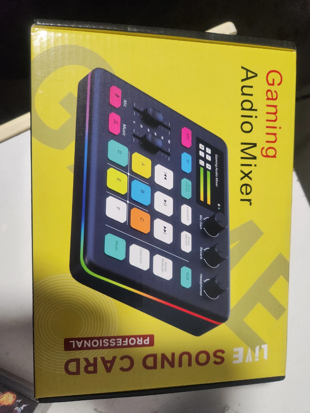 Gaming Audio Mixer Live Sound Card