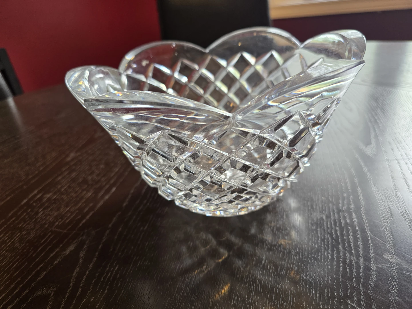 Crystal Cut Glass Bowl - photo 2