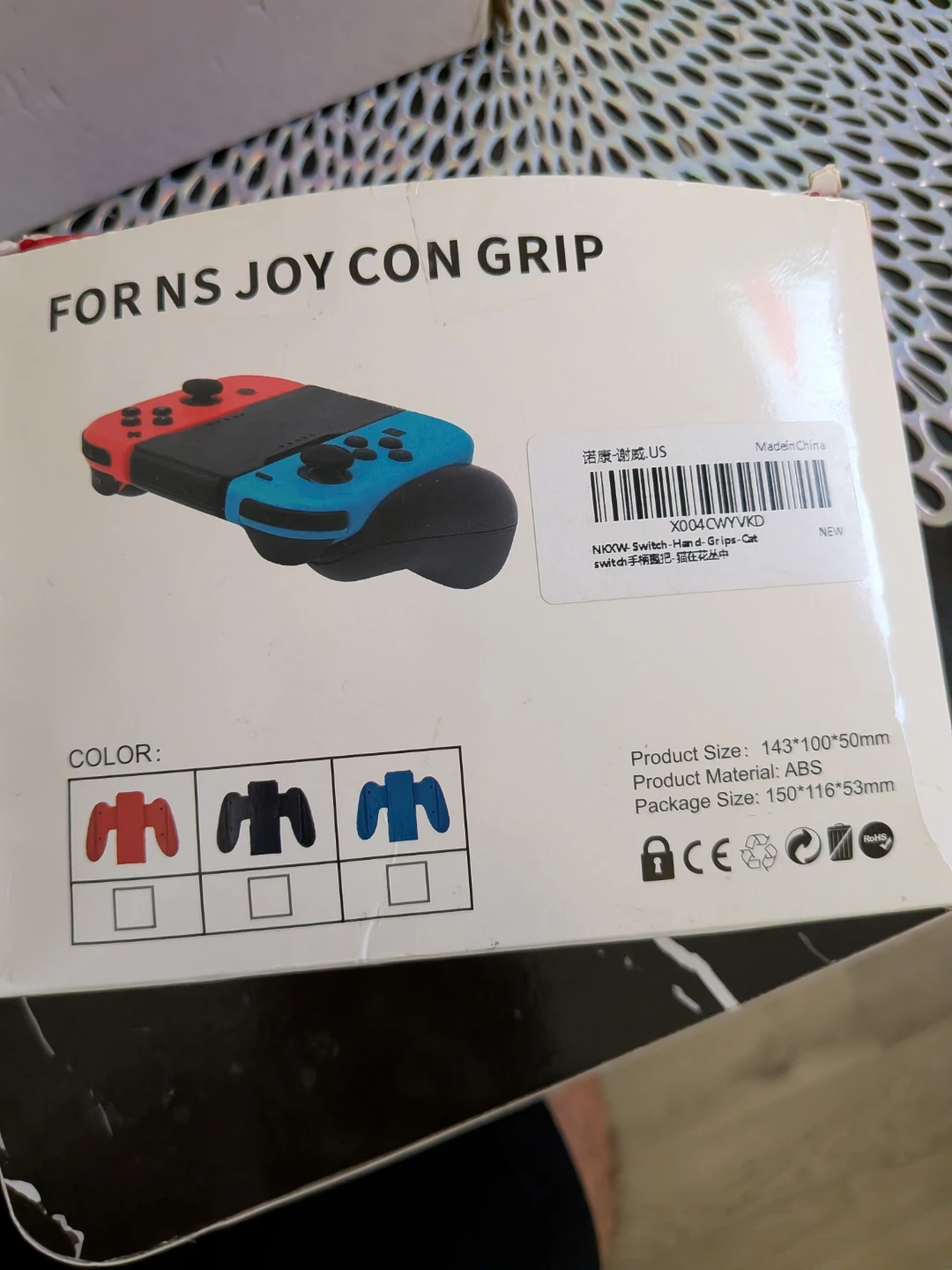 Nintendo Switch Joy Con Grip with Floral Cat Design - photo 5