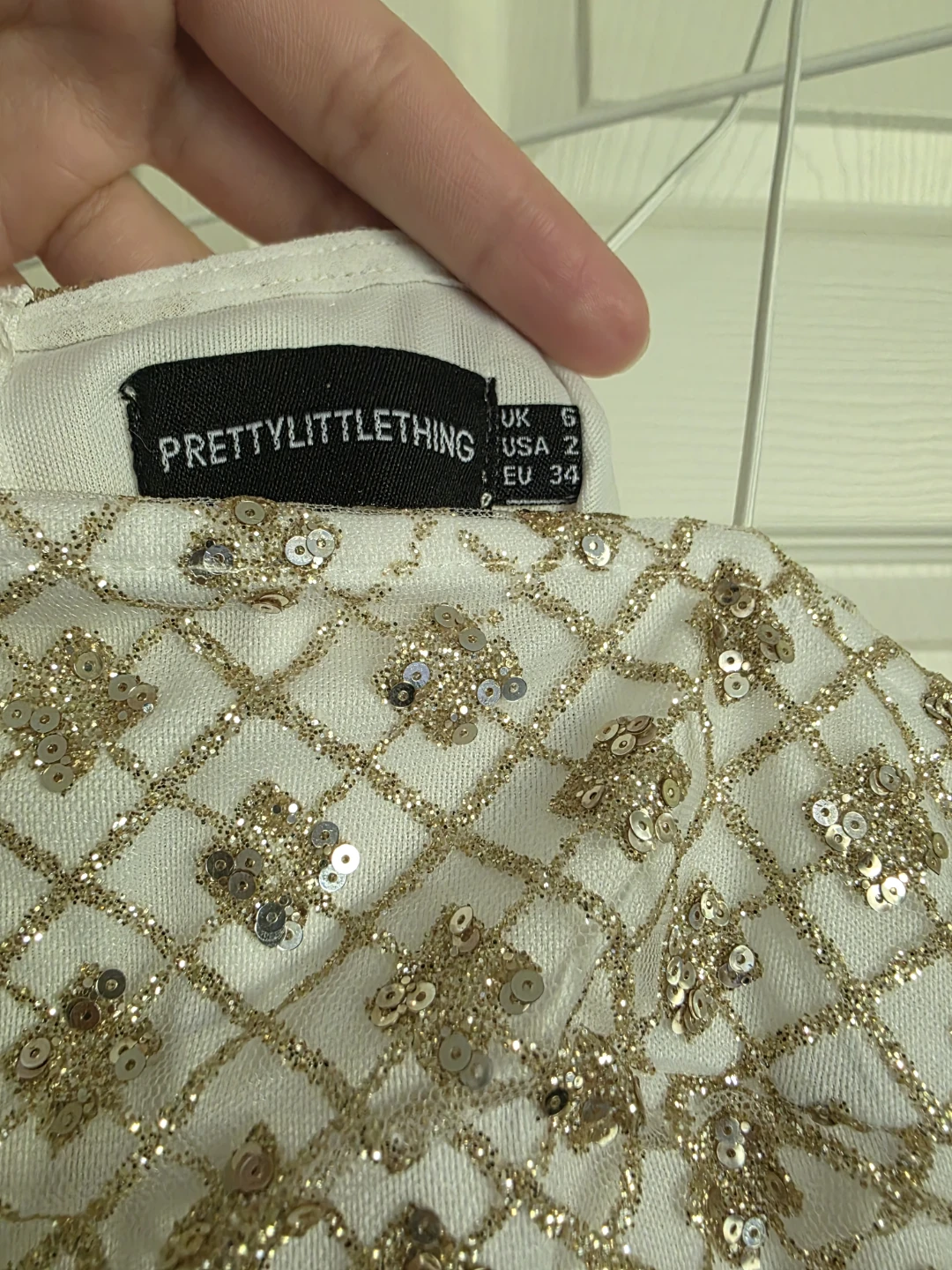 PrettyLittleThing Sequin Mini Dress Size 6 - photo 3