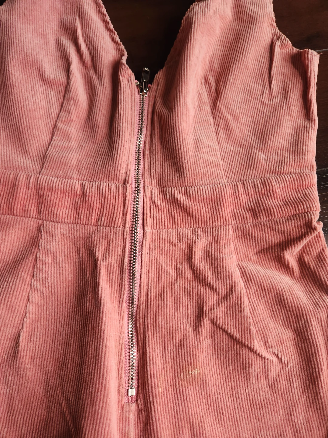 Pink Corduroy Jumpsuit - photo 3