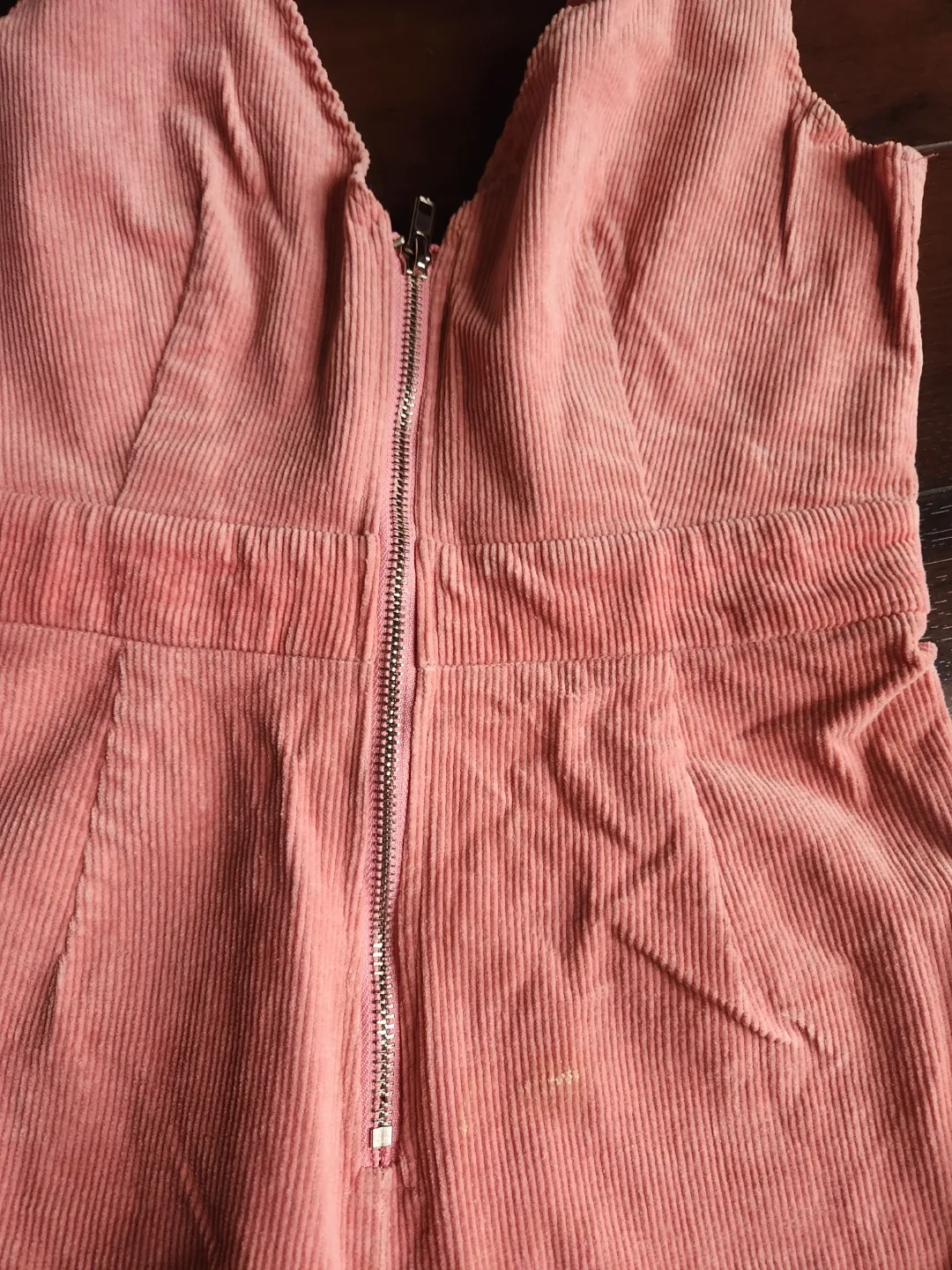 Pink Corduroy Jumpsuit - photo 3