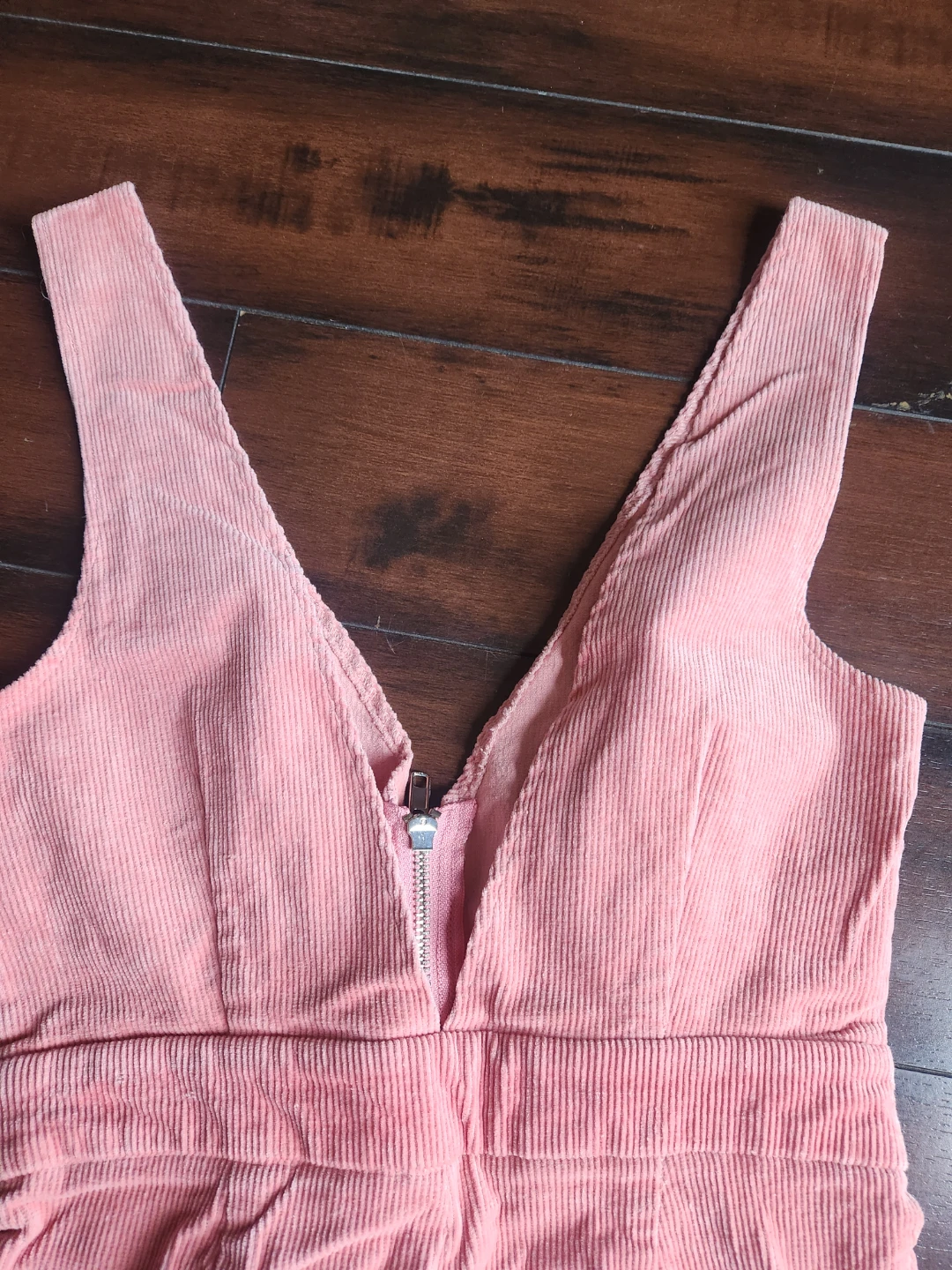 Pink Corduroy Jumpsuit - photo 4