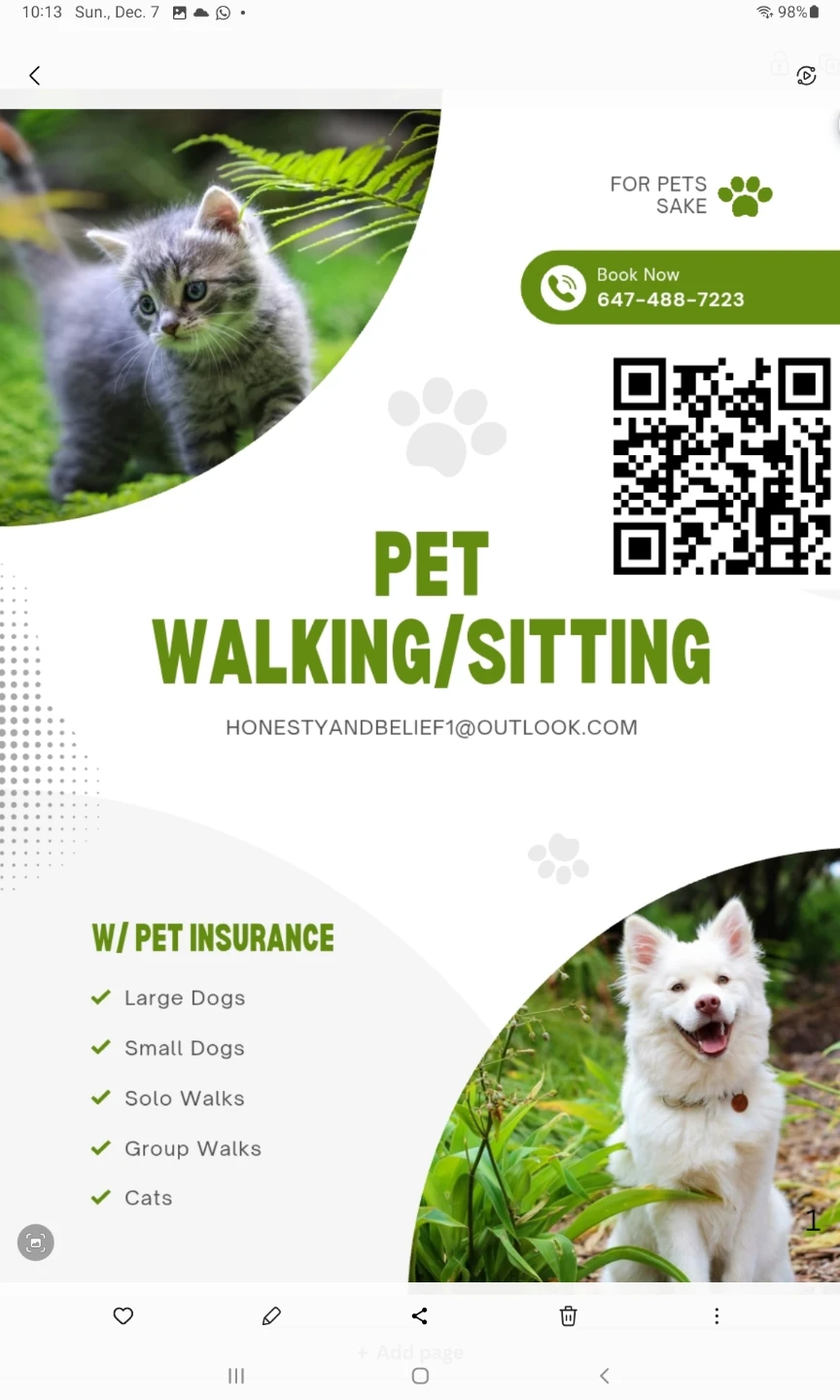 Dog Walker/Dog Jogging DUO -Midtown