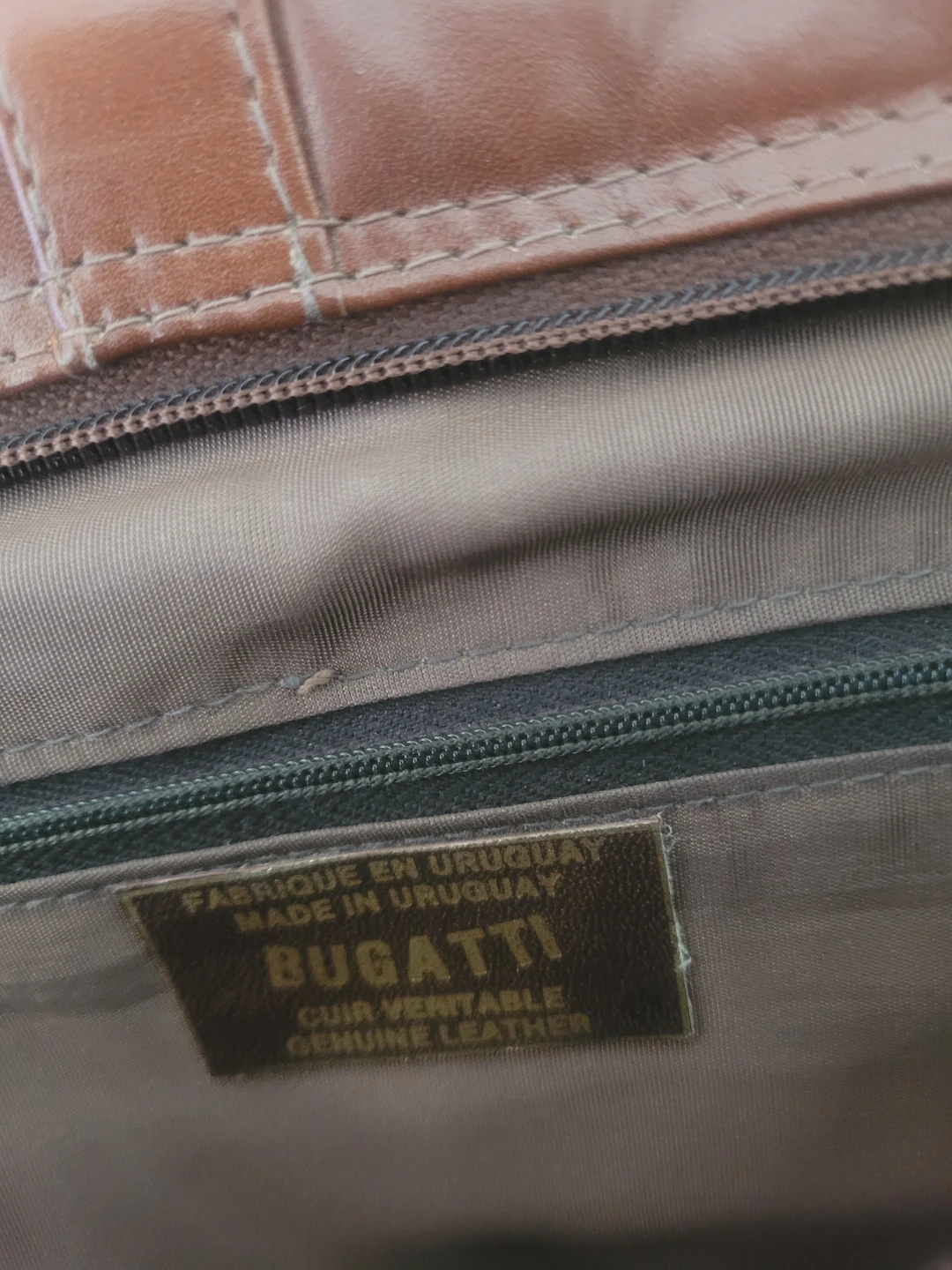 Two vintage brown leather handbags - photo 2