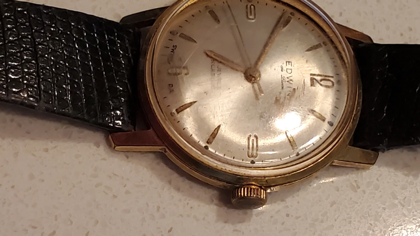 Vintage EDWIN Automatic Swiss Made Men's Watch 1960s