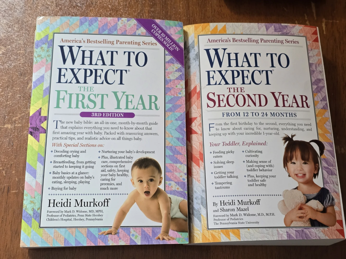 What to Expect The First Year and The Second Year Books