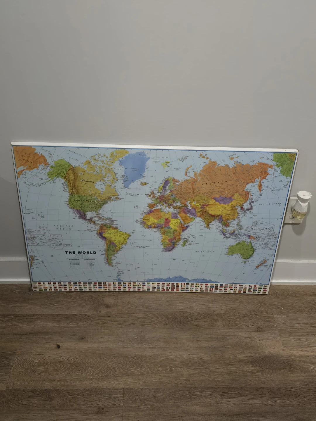 Wall Map of The World