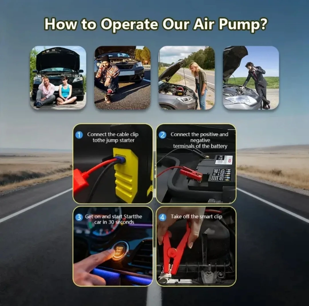 10-in-1 Air Pump & Starter 250 PSI - photo 2