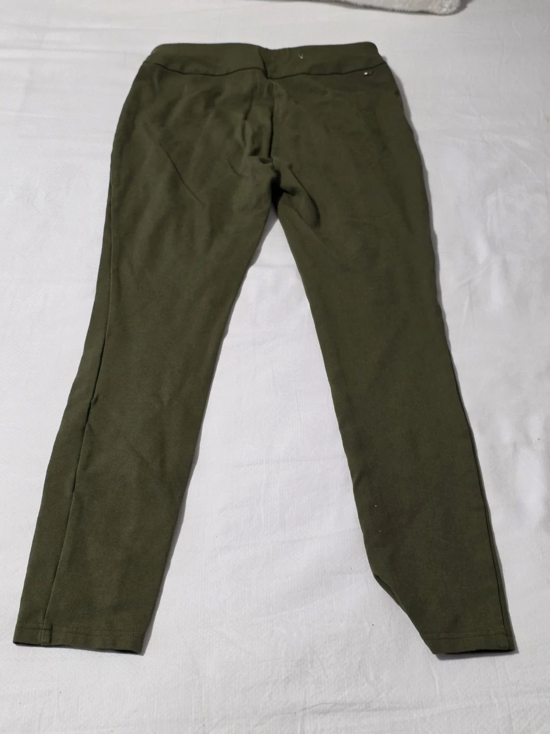 TOMMY HILFIGER Women's Olive Green High-Waisted Button pants - photo 2