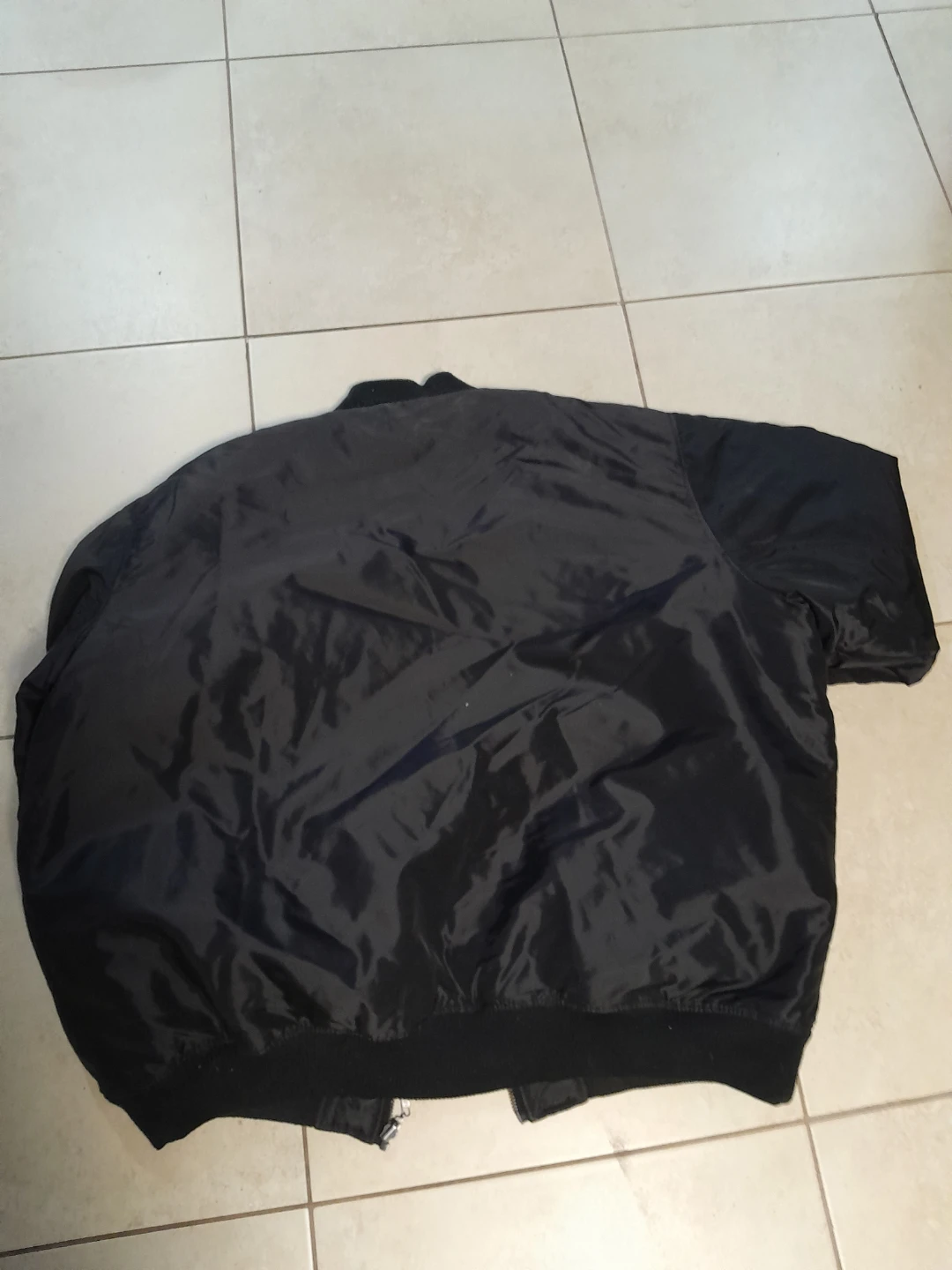 Black Bomber Jacket Reversible - photo 4