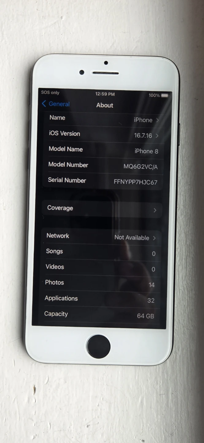 Apple iPhone 8 - 64GB brand new screen 98% battery health - photo 5