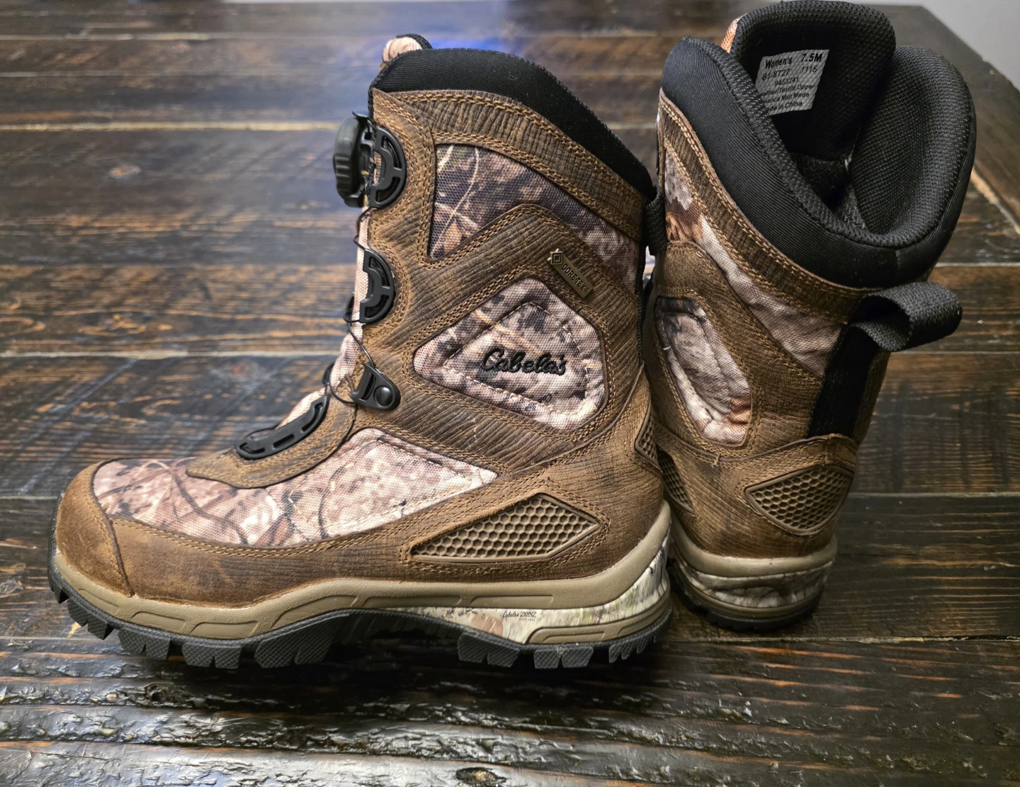 Cabela's Boa System Hunting Boots Size 7.5 women's new